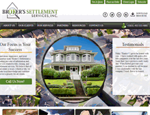 Tablet Screenshot of brokers-settlement.com